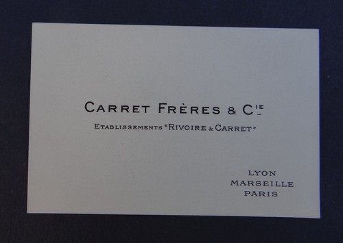 Carte visite rivoire - de, &