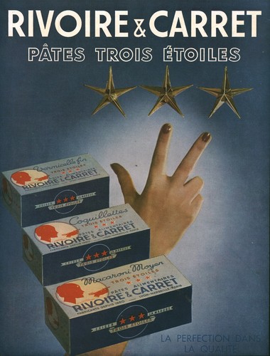 Publicité ancienne pâtes